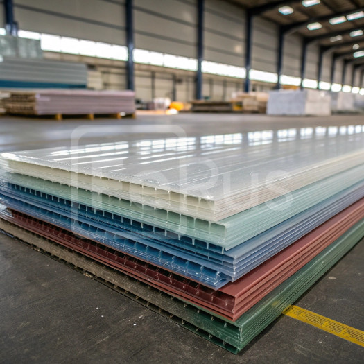 Профнастил КС8 полимерный 0,45х1150х2000 мм кирпич рустик двусторонний