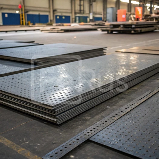 Лист перфорированный стальной 1,3 мм Rv 10пс ГОСТ 58602-2019