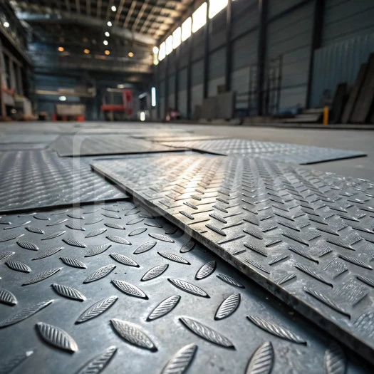 Лист стальной рифленый ромб 0,5х1500 мм Ст10 ГОСТ 8568-77